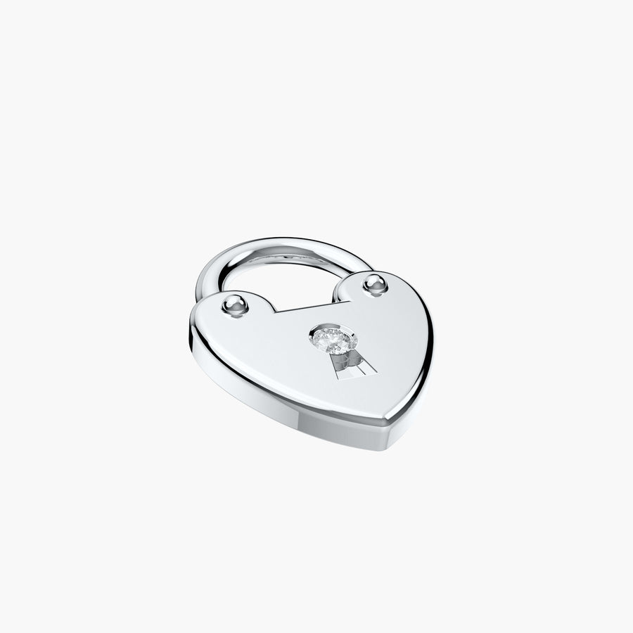 Charm The heart lock