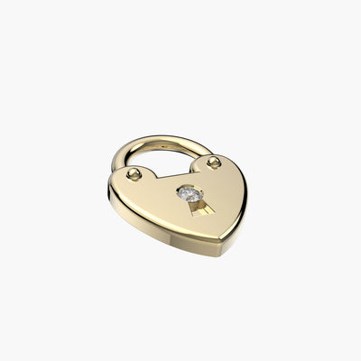Charm The heart lock