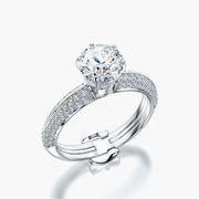 Pave TRing & Classic Six 1.0ct