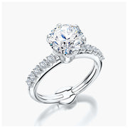 Side Stone TRing & Classic Six 2.0ct