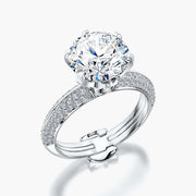 Pave TRing & Classic Six 3.0ct