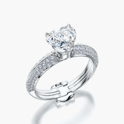 Pave TRing & Heart Fantasy 1.0ct