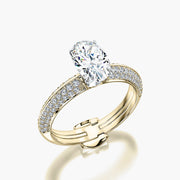Pave TRing & Oval Classic 1.0ct