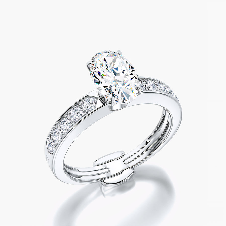 Channel Set TRing & Oval Classic 1.0ct
