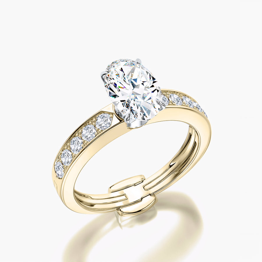 Channel Set TRing & Oval Classic 1.0ct