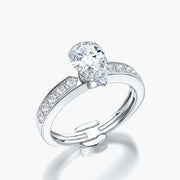 Channel Set TRing & Pear Fantasy 1.0ct