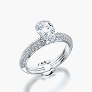Pave TRing & Pear Fantasy 1.0ct