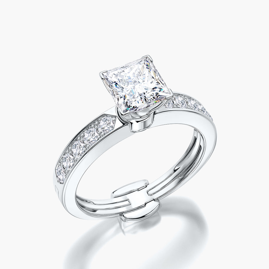 Channel Set TRing & Princess Fantasy 1.0ct