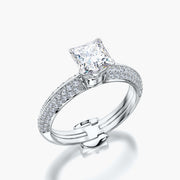 Pave TRing & Princess Fantasy 1.0ct