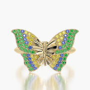 Classic TRing & Charm Golden Butterfly