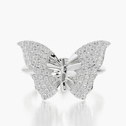 Classic TRing & Charm Diamond Butterfly