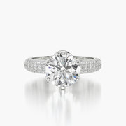 Pave Dome TRing & Classic Six 2.0ct
