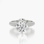 Pave TRing & Classic Six 2.0ct