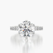 Side Stone TRing & Classic Six 3.0ct
