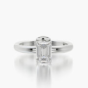 Rounded TRing & Emerald Classic 1.0ct