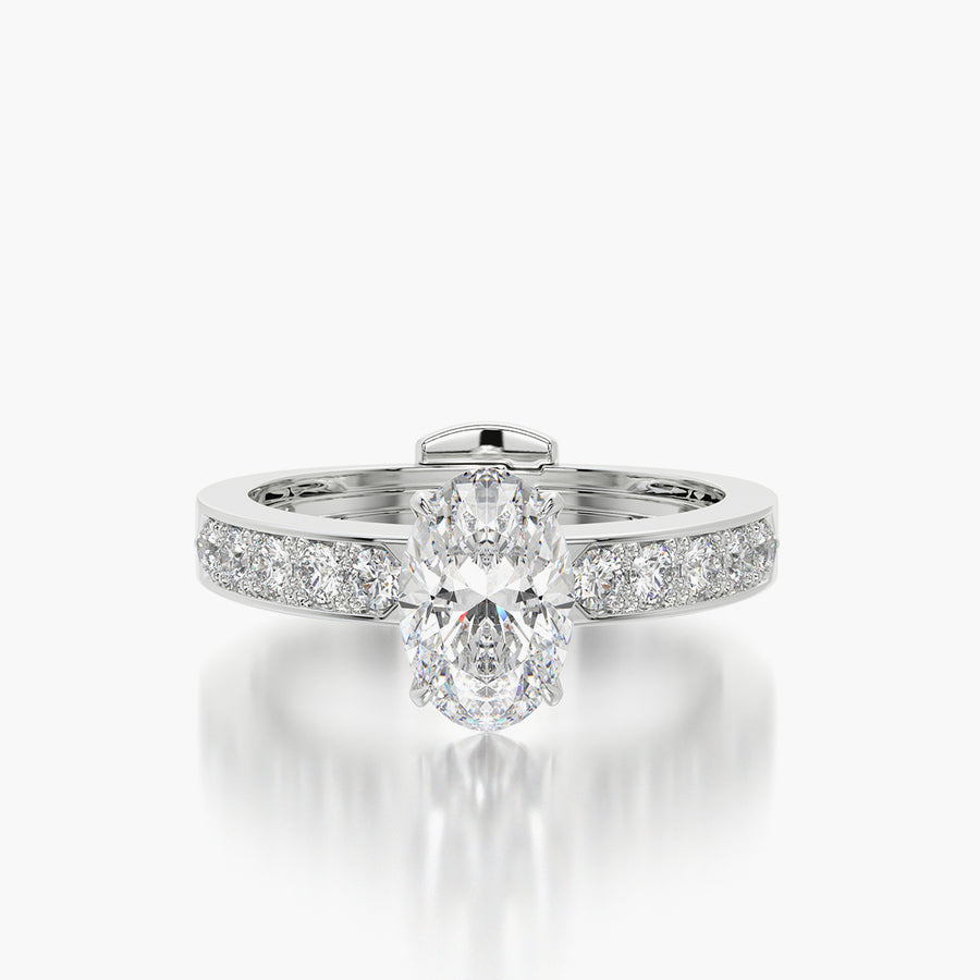 Channel Set TRing & Oval Classic 1.0ct