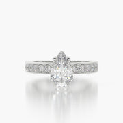 Channel Set TRing & Pear Fantasy 1.0ct