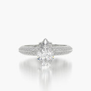 Pave TRing & Pear Fantasy 1.0ct
