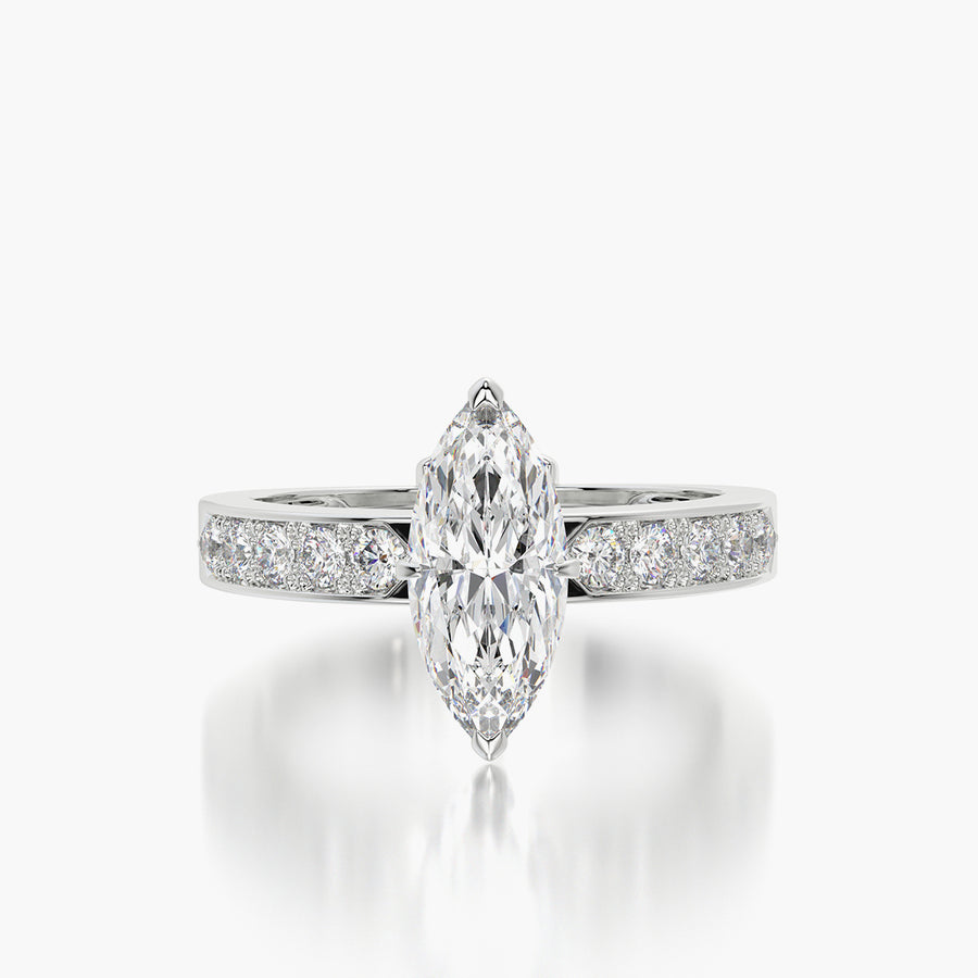 Channel Set TRing & Marquise Fantasy 1.0ct