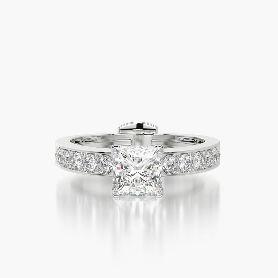 Channel Set TRing & Princess Fantasy 1.0ct