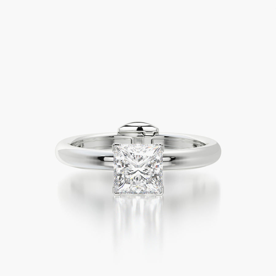 Rounded TRing & Princess Fantasy 1.0ct