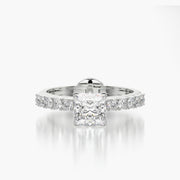 Side Stone TRing & Princess Fantasy 1.0ct