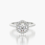 Classic TRing & Round Halo 1.0ct