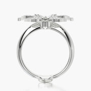 Classic TRing & Charm Diamond Butterfly