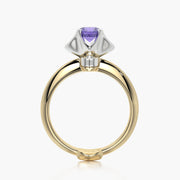 Classic TRing & Charm The Tanzanite flower
