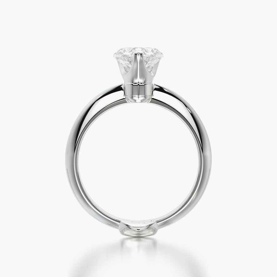 Classic TRing & Heart Fantasy 1.0ct