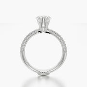 Pave Dome TRing & Heart Fantasy 1.0ct
