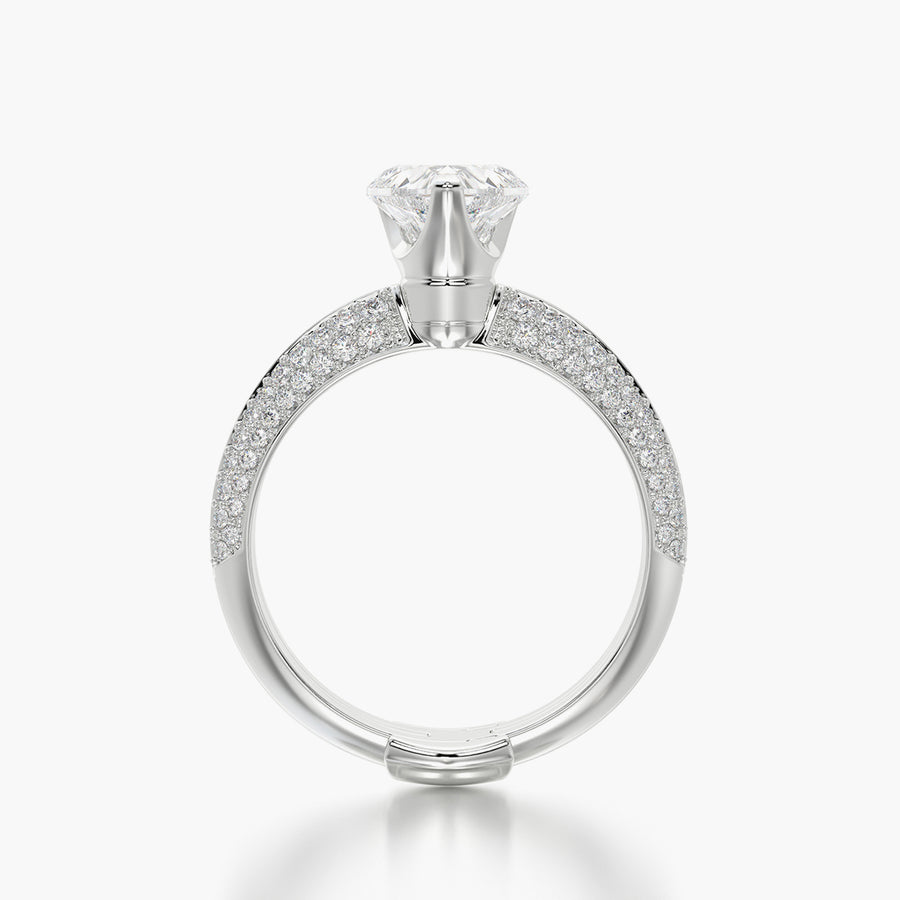 Pave TRing & Heart Fantasy 1.0ct
