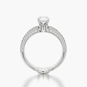 Pave TRing & Oval Classic 1.0ct