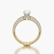 Pave TRing & Oval Classic 1.0ct