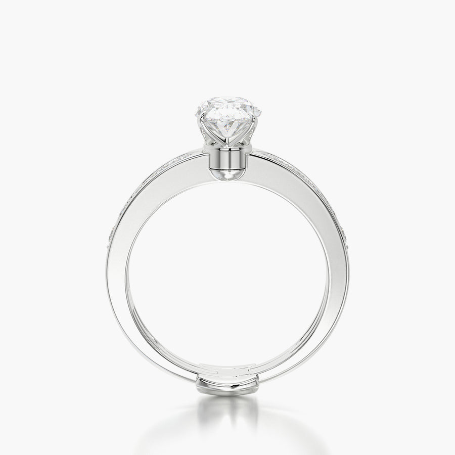 Channel Set TRing & Oval Classic 1.0ct