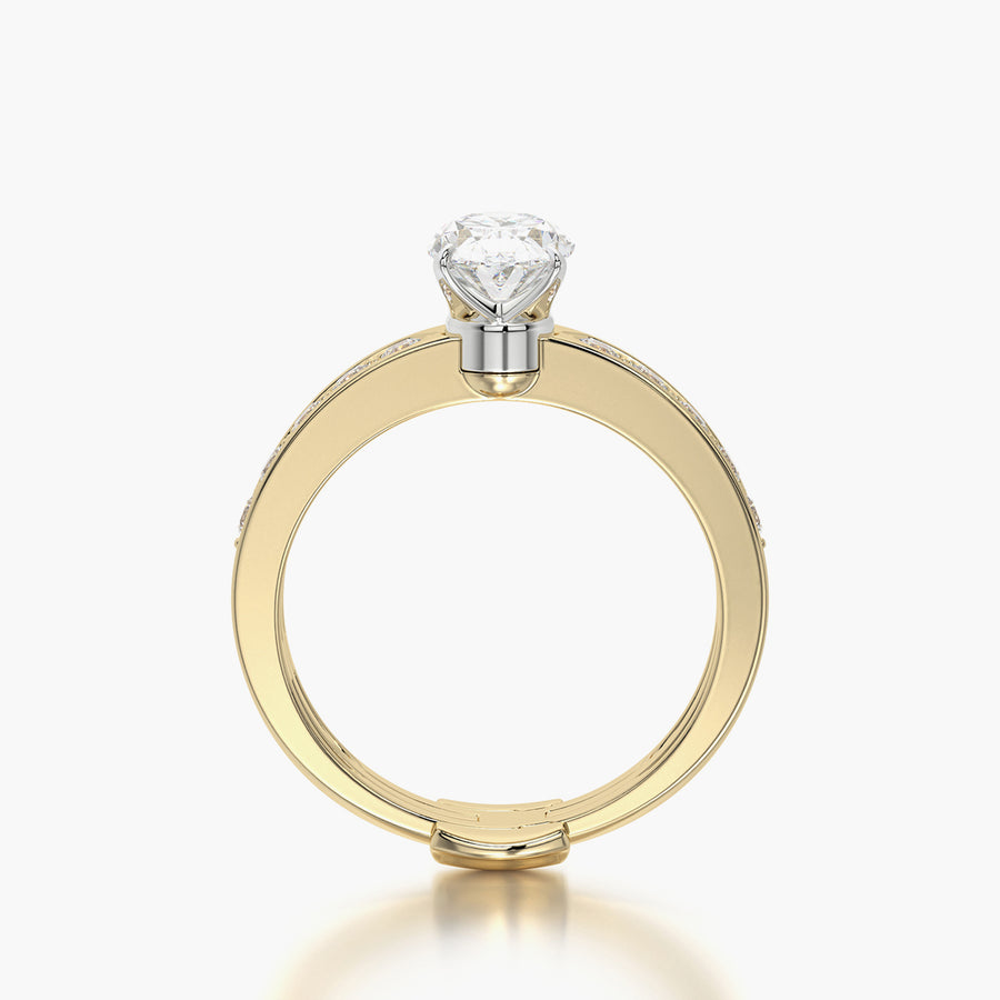 Channel Set TRing & Oval Classic 1.0ct