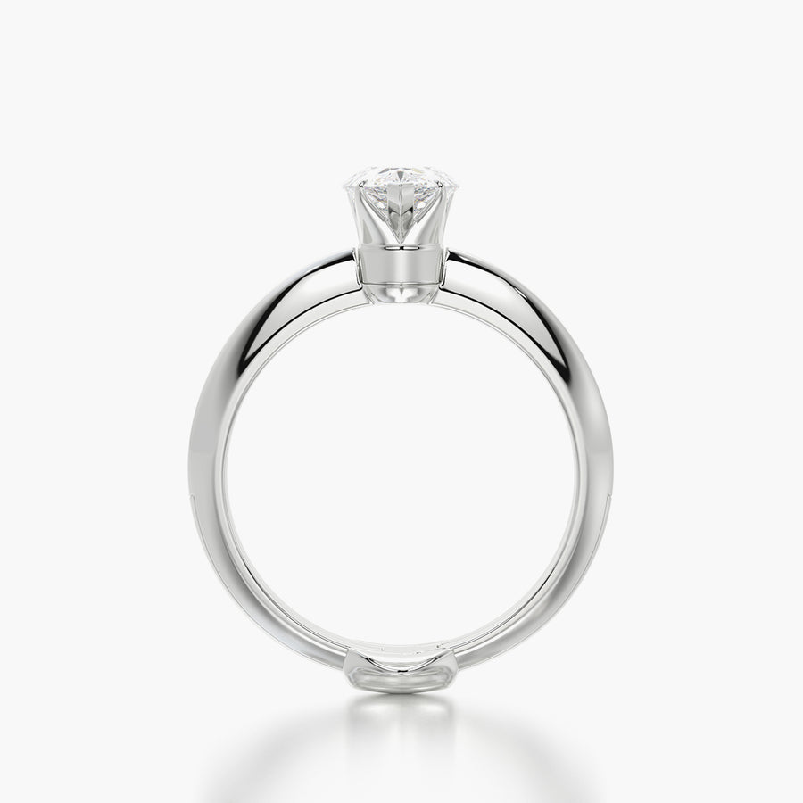 Classic TRing & Pear Fantasy 1.0ct