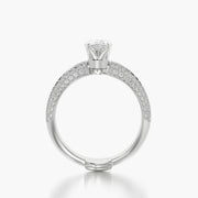 Pave TRing & Pear Fantasy 1.0ct