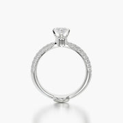 Pave Dome TRing & Marquise Fantasy 1.0ct
