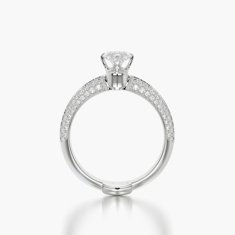 Pave TRing & Marquise Fantasy 1.0ct