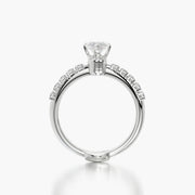 Side Stone TRing & Marquise Fantasy 1.0ct