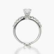 Side Stone TRing & Princess Fantasy 1.0ct