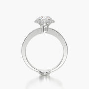 Channel Set TRing & Round Halo 1.0ct