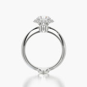 Classic TRing & Round Halo 1.0ct