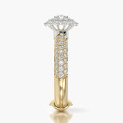 Pave Dome TRing & Сharm The diamond sun