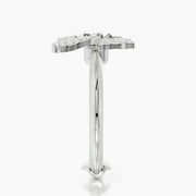 Classic TRing & Charm Diamond Butterfly