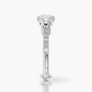 Side Stone TRing & Classic Six 1.0ct