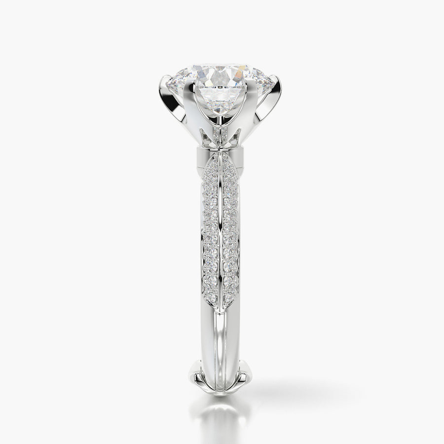 Pave TRing & Classic Six 3.0ct