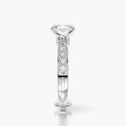 Channel Set TRing & Emerald Classic 1.0ct