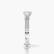 Channel Set TRing & Heart Fantasy 1.0ct